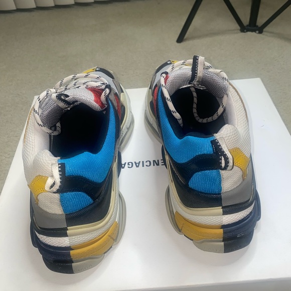 Balenciaga Track Mens Bi Color Yellow and Red - Picture 3 of 7